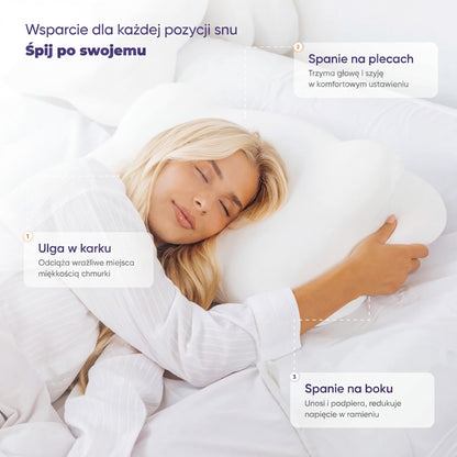Poduszka Cloudie - Spij jak na chmurce!