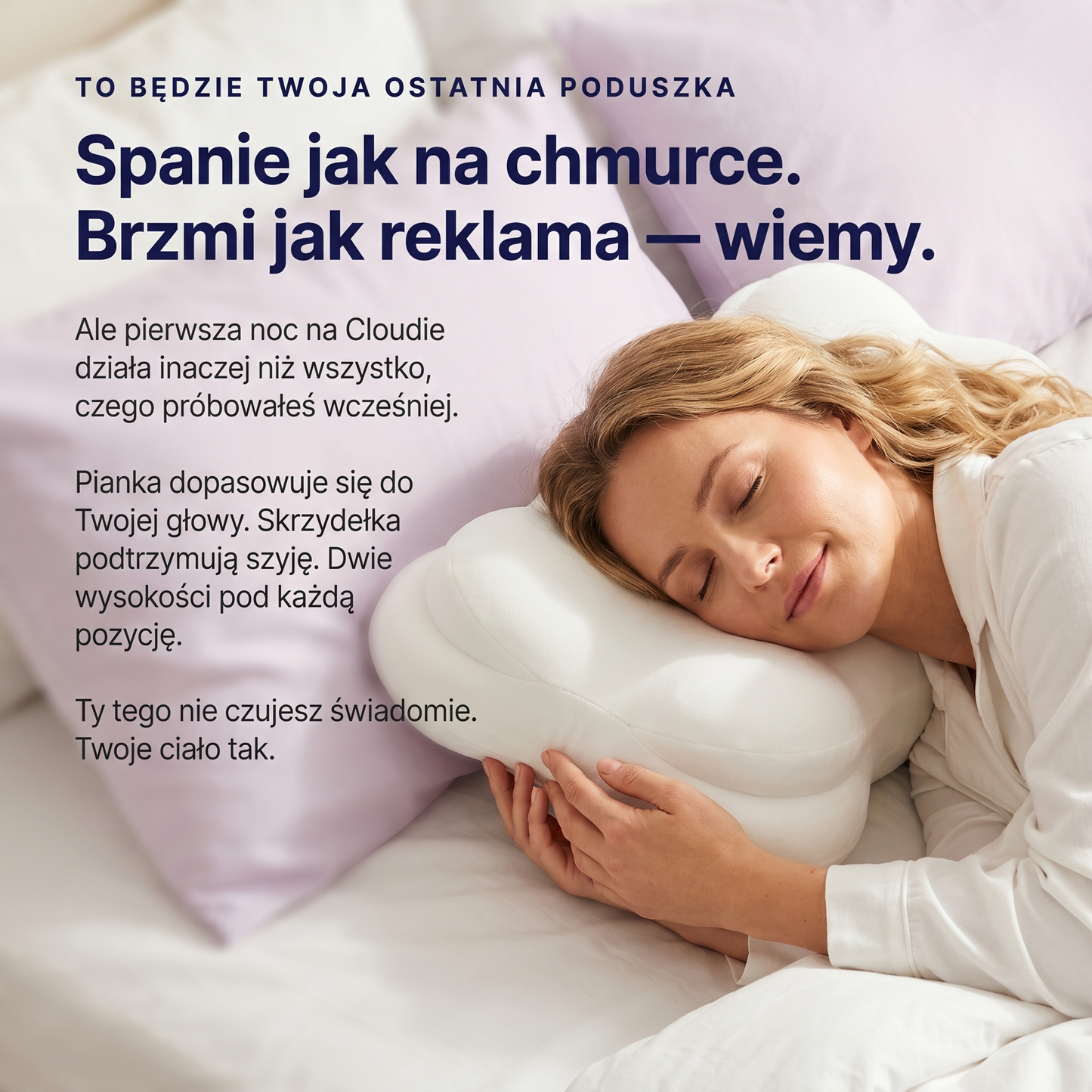 Poduszka Cloudie - Spij jak na chmurce!